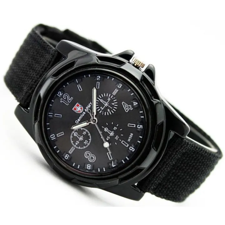 Fabric%20Canvas%20Strap%20Casual%20Cool%20Round%20Dial%20Wrist%20Watch%20-%20Image%203