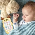 Baby Phone Toys Bilingual Telephone Teether Music Voice Toy Early Educational Learning Machine Electronic Children Gift Baby Toy. 