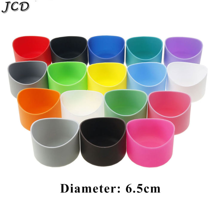JCD 6.5cm Silicone Cup Base Protective Cover Rubber Bottom Sleeve Insulation Case Anti-Slip Water Bottle Accessories