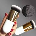 "Chubby Pier professional-grade makeup brush for seamless foundation blending". 