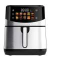 13L Air Fryer Oven Stainless Steel Digital Air Fryer up and Down Dual Heating with Touch Color Display.