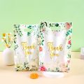 10/20/50Pcs Thank You Gift Bags Plastic Candy Cookie Packaging Bag for Wedding Birthday Party Favors Small Business Supplies.