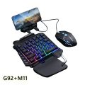 K-Snake Mobile Gaming RGB Keyboard & Mouse Combo. 