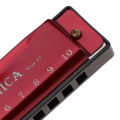 Harmonica Key of C 10 Hole Diatonic Harmonica C with Case for Beginner Students Kids Gift with Case. 