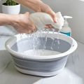 Plastic Folding Basins Portable Wash Basins Folding Laundry Tub Adult Baby Bath Basin Bathroom Kitchen Accessories Wash Basin.