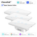 US WiFi Smart,Touch Light Switch,Works with Alexa  Home,Neutral Wire Required,1/2/3 Gang,100-240V,CozyLife App Control lightify. 