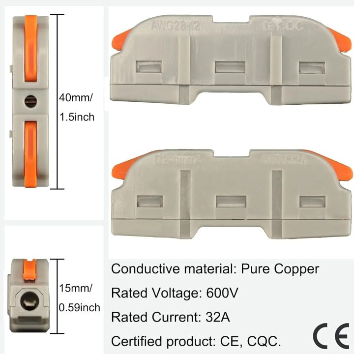 30pcs%20Lever%20Wire%20Connectors,%201%20Conductor%20Compact%20Wire%20Connectors,%201%20to%201%20Inline%20Electrical%20Connectors,%20DIY%20Compact%20Splicing%20Wire%20-%20Image%205