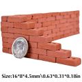 50-150pcs 1:16 Real Mini Bricks Model, Miniature Figurine Landscaping Accessories, DIY Fake Bricks Toy For Fairy Garden Building. 