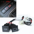 12V Red LED Car Socket Charger Dual USB PD Type C Port Phone Chargers Power Adapter For VW Golf 6 MK6 Jetta 5 MK5. 