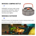 Widesea 1.1L 2L1.5L Camping Water Kettle Outdoor Coffee Kettle Tableware Picnic Set Supplies Equipment Utensils Tourism Cookware.