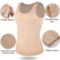 Men Slimming Vest Body Shaper Compression Shirt Sleeveless Shapewear Abs Abdomen Training Workout Corset Tummy Control Tank Top.