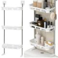 3 layer Bathroom storage toilet tank Rack top organizer storing bathroom essentials top toilet tank shelves storage space. 