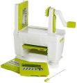 (H). Lakeland Easy Store Spiralizer - White & Green lightly used without box. 