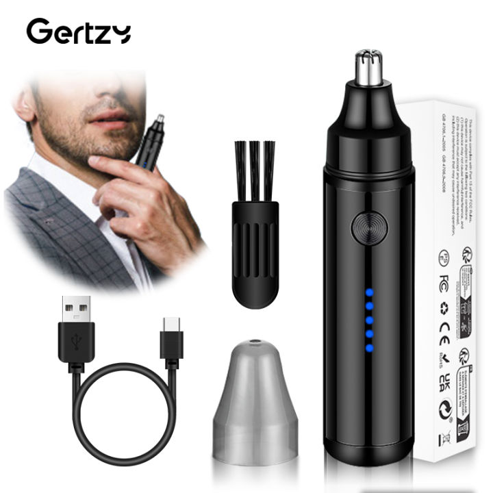 Painless rechargeable nose hair trimmer - an efficient nose and ear hair trimmer, the perfect holiday gift for daily beauty