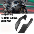 For Aprilia RSV4 2009- 2018 2019 2020 2021 ABS Aerodynamic Side Winglet Fairing Kit Motorcycle Fixed Wing Spoiler Wing Deflector. 