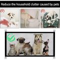 Pet Dog Barrier Fences Folding No-Punch Pet Isolated Network Stairs Gate Safety Fence Mesh Pet Protection Isolation Hook Fence. 