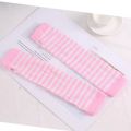 Punk Long Sleeves Fingerless Gloves Cuff for Women Men Stripe Hip-Hop Knitted Elbow Mittens Elastic Winter Arm Warmer Outdoor.