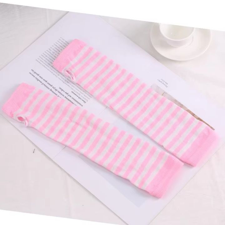 Punk%20Long%20Sleeves%20Fingerless%20Gloves%20Cuff%20for%20Women%20Men%20Stripe%20Hip-Hop%20Knitted%20Elbow%20Mittens%20Elastic%20Winter%20Arm%20Warmer%20Outdoor%20-%20Image%206