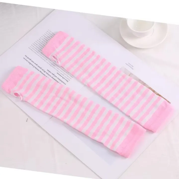 Punk%20Long%20Sleeves%20Fingerless%20Gloves%20Cuff%20for%20Women%20Men%20Stripe%20Hip-Hop%20Knitted%20Elbow%20Mittens%20Elastic%20Winter%20Arm%20Warmer%20Outdoor%20-%20Image%206
