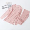 Set of Autumn Trousers Men's Thin Summer Ice Silk Bottoms Ultrathin Tight Lining Trousers Silky Elastic Line Trousers Tops.
