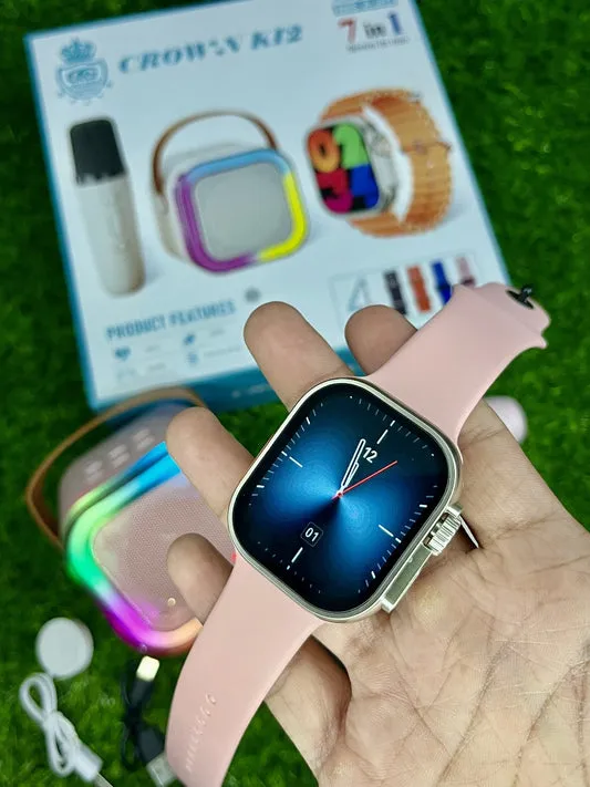 crown%20k12%207%20in%201%20(%20ultra%20watch,%20straps,%20Bluetooth%20speaker%20and%20wireless%20mic)%20-%20Image%202