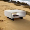 Hospitality Table ( 24 width * 24 depth* 18 height) Coffe table centre table drawing room table designed with the latest modern designs and the best types of MDF wood and PVC edging tape.. 