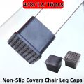 4-16Pcs Non-Slip Chair Leg Caps Rubber Square Floor Table Foot Cover Socks Pipe Plugs Furniture Leveling Feet Floor Protectors. 