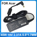 45W 19V 2.37A 5.5*1.7MM  Laptop Adapter Charger For Acer Aspire 3 A314-31 A515-51-3509 E5-573-516D Notebook Power. 