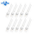 50pcs 100pcs Transparent LED Diode 5MM Super Bright White Orange Red Yellow Blue Green Light LED Bulbs Emitting Diodes Kit. 