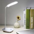 LED Table Lamp USB Rechargeable Dimmable Desk Reading Light Foldable Rotatable Touch Switch Study Work Bedroom Table Lamps. 