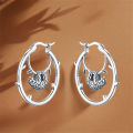 925 Sterling Silver Cute Sloth Series Earring Jewelry Versatile Hoop Earrings For Women Jewelry Fine Birthday Party Gifts. 