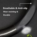 Universal Car Steering Wheel Cover Carbon Fiber with synthetic Leather. 