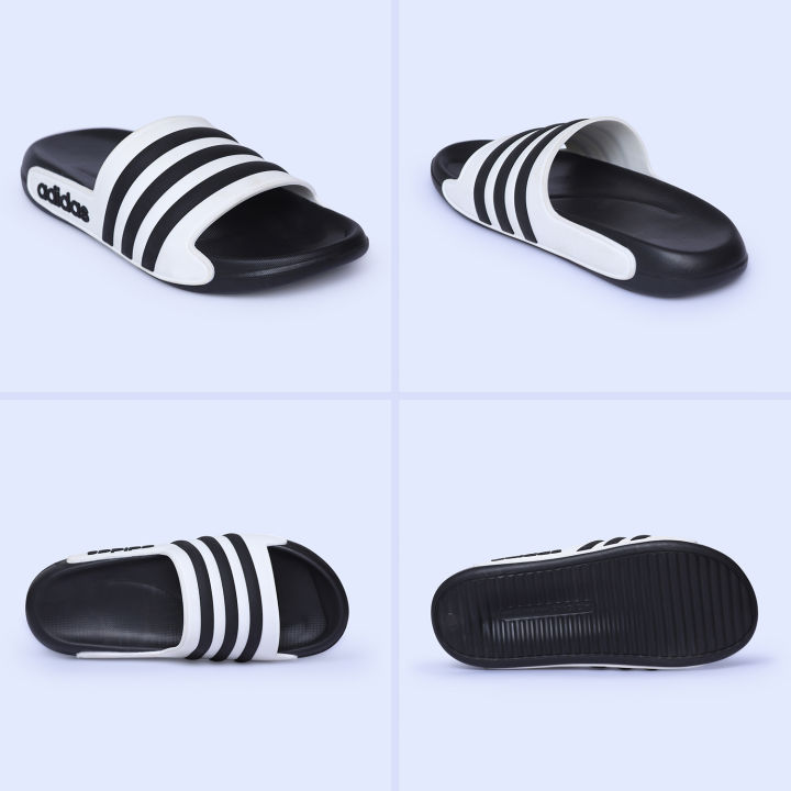 Stridez%20Classic%20Triple-Line%20Slides%20%E2%80%93%20Black%20&%20White%20Edition%20-%20Image%202