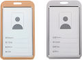 Premium China Metal ID Card Holder | Office Name Tag Holder | Stylish Badge Cover for Staff & Students 1 pis.