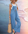 Women Loose Fit Fashion Overalls Wide Leg Baggy Bib Overalls Jumpsuit Dungarees Summer Jumpsuit Casual Elegant Overalls Summer.