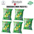 Stack-it Potato Chips Sour Cream & Onion (PACK OF 05) | ZEE SNACKS #Pringles #Lays. 
