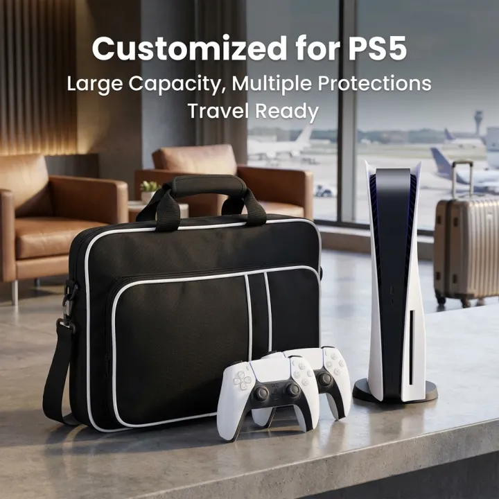 PS5%20Travel%20Case%20Protective%20Bag%20for%20PS5%20Console%20Disc/Digital%20Edition%20with%20Controllers%20Game%20Cards%20Headset%20Organizer%20-%20Image%203