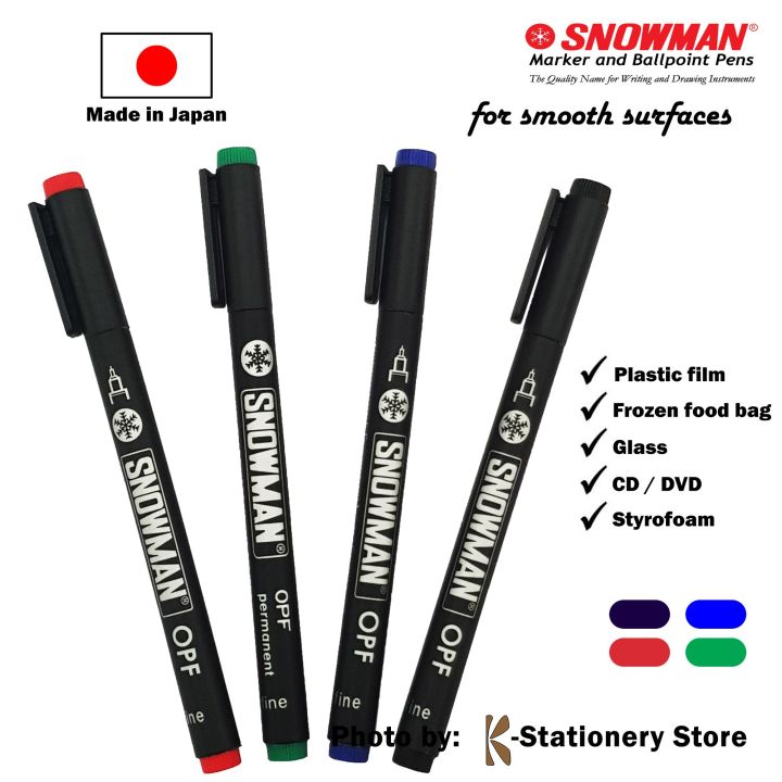 Snowman  Permanent OHP/CD Marker