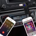 1PCS Wireless Bluetooth Music Audios 5.0 Receiver 3.5mm Streaming Car A2DP Headphone AUX Adapter Connector Mic Handfrees Player.