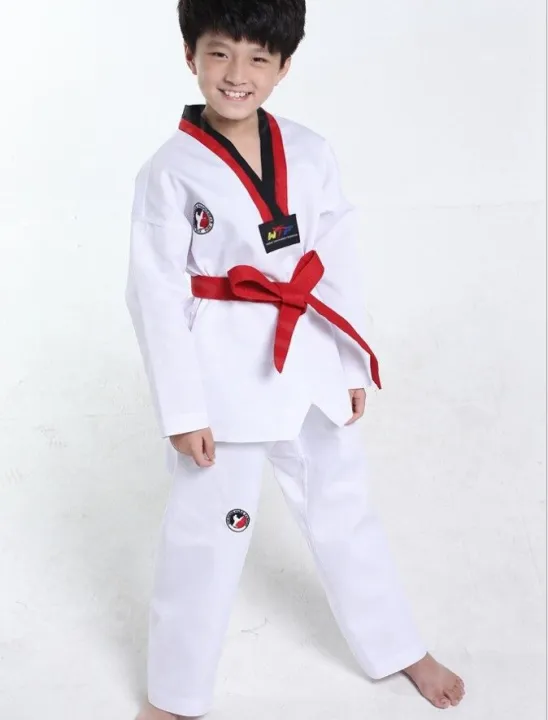 BB training kids taekwondo uniform for children + white pants 320