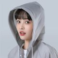 Hooded Rain Coat Women Men Impermeable Thickened Waterproof Raincoat Tourism Outdoor Hiking Raincoat For Height 150-188cm.