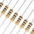 100PCS 1/4W Carbon Film Resistor 5% 0.25W 0R-22M 0 2.2 10 100 120 150 220 270 330 470 1K 2.2K 4.7K 10K 100K 470K 1M 10M 20M ohms. 