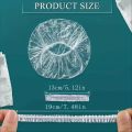 300/100/Pack Heavy-Duty Elastic High-Quality Disposable Shower Caps - Transparent Plastic Disposable Head Covers for Travel, Hair Salons, Hair Dyeing, and Haircuts, Suitable for Hair Care, Swimming, and Bathing - Indoor Shoe Covers, Clean and Hygienic,....