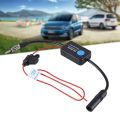 Auto Car Radio FM Antenna Signal Booster Amplifier ANT-208 Enhancer Device Android Player Antenna Signal Booster 12V FM/AM Car A. 