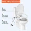 New Lightweight Adjustable Water Pressure Bidets Dual Nozzle Sprayer Non Electric Ultra Slim Bidet Attachment for Toilet.