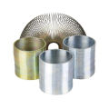 Height 69MM Science Kids Toys Small Rainbow Coil Metal Slinky Spring Nostalgics Walking Mini Magic Steel Toy Spring. 