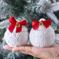 Christmas Relief Snows Berry Candle Jar Silicone Mold DIY Round Ball Storage Box Molds Plaster Resin Making Kit Xmas Crafts Deco.
