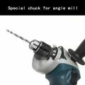 Electric Drill Chuck Angle Grinder Drill Chuck with Chuck Key Self-locking Iron Collet Electric Accessories. 