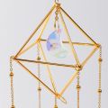 Rainbow Star Moon Wind Chimes, Sun Catcher Outdoor Window Home Decoration Garden Car Pendant.