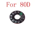 Tag plate nameplate Camera repair parts For Canon 5D3 60D 70D 6D 80D  7D2 5Ds 5DSR mode dial pad turntable patch. 